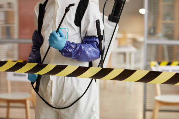 Professional Blood Cleanup technician working in Stockwell, IN